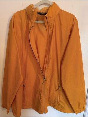 L.L. Bean Orange Lightweight Bomber Jacket